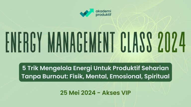 Energy Management Class (VIP) – Mei 2024