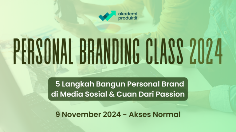 Personal Branding Class (Normal) – November 2024