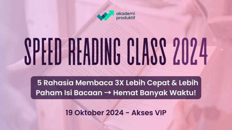 Speed Reading Class (VIP) – Oktober 2024