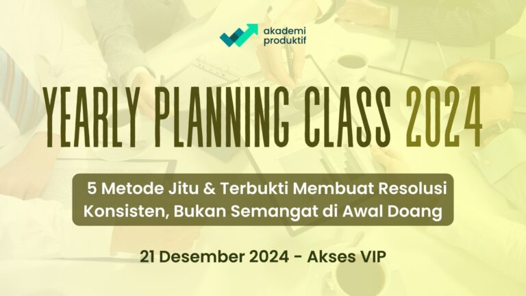 Yearly Planning Class (VIP) – Desember 2024